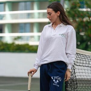 KYGO TENNIS CLUB RUGBY SHIRT Size M Unisex $75